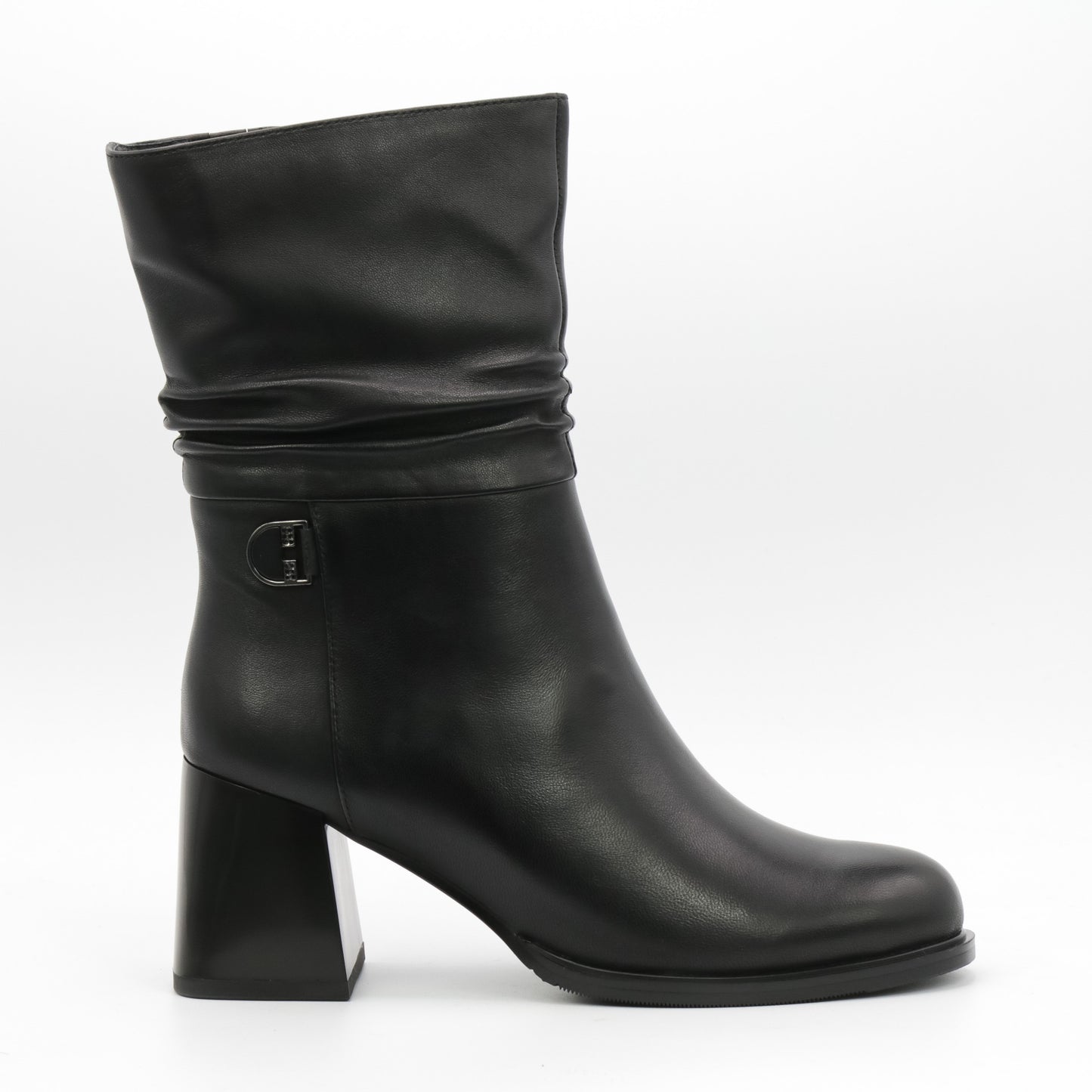 Cizme dama cu toc din piele naturală G5831