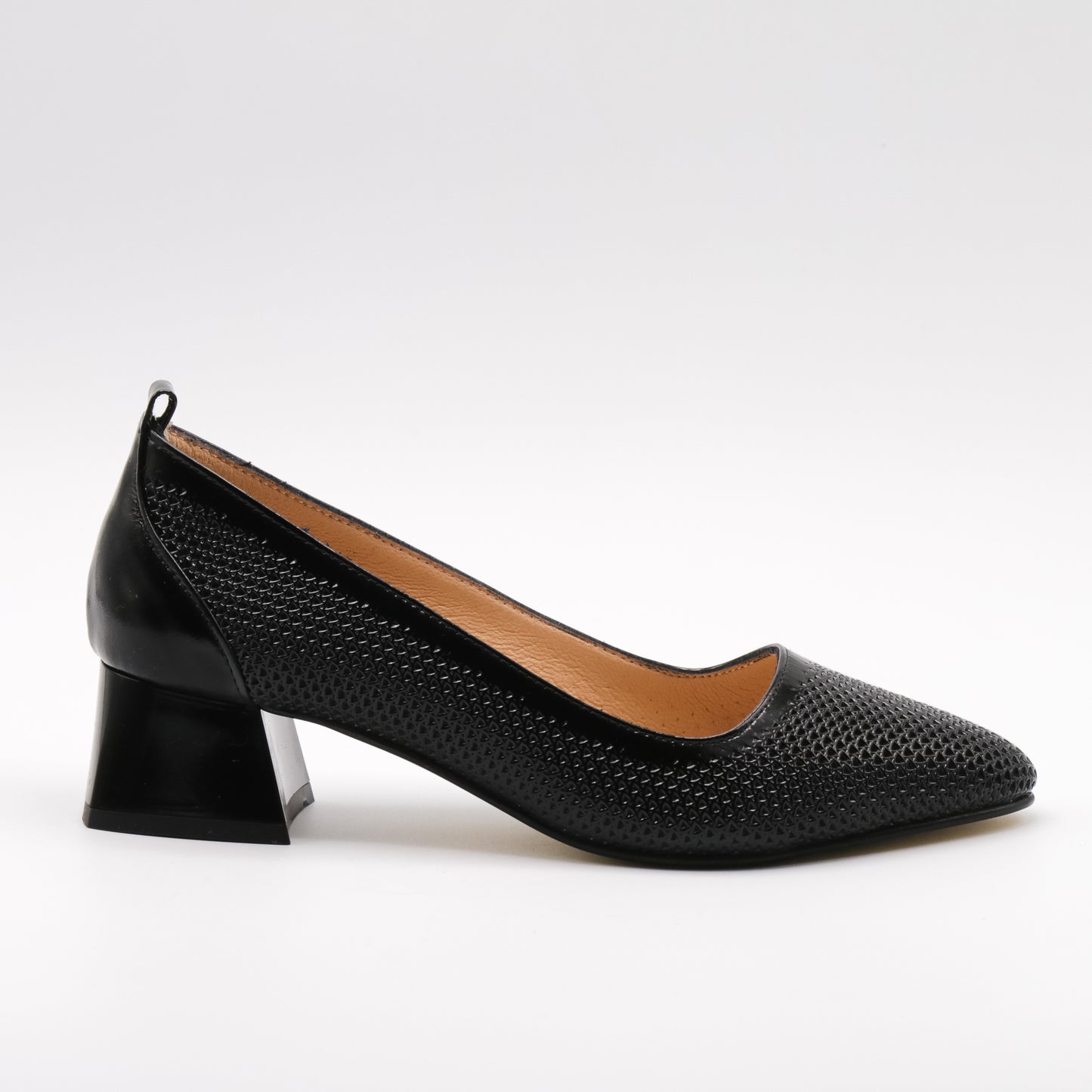 Pantofi cu toc damă din piele naturală 1389