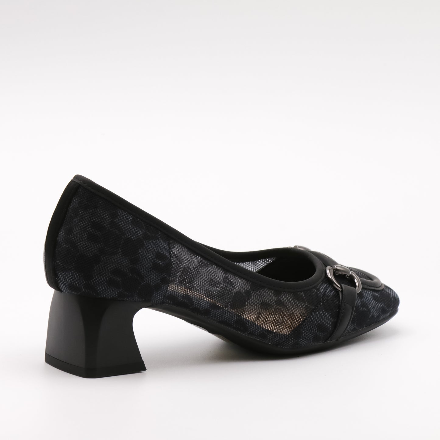 Pantofi cu toc damă din material textil 37311