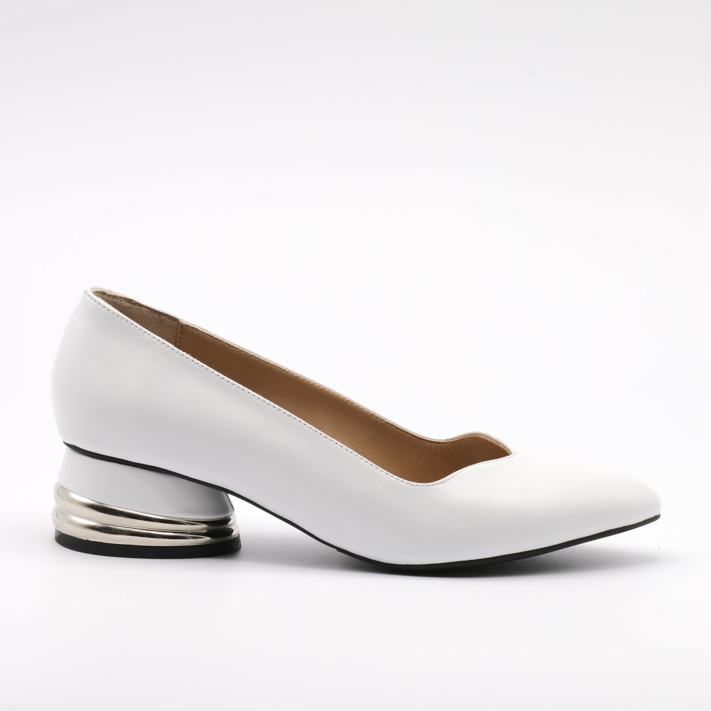 Pantofi cu toc damă din piele naturală 779