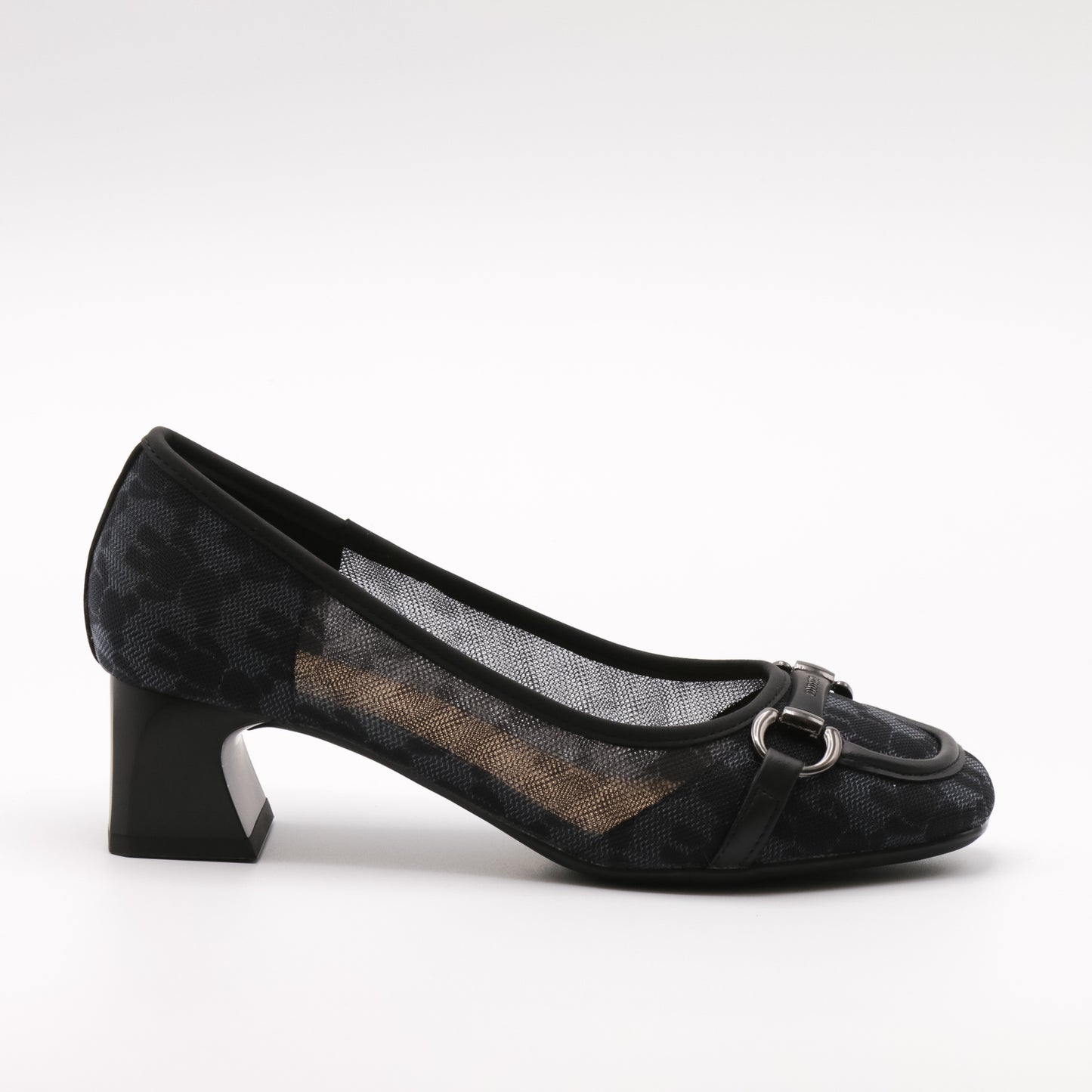 Pantofi cu toc damă din material textil 37311