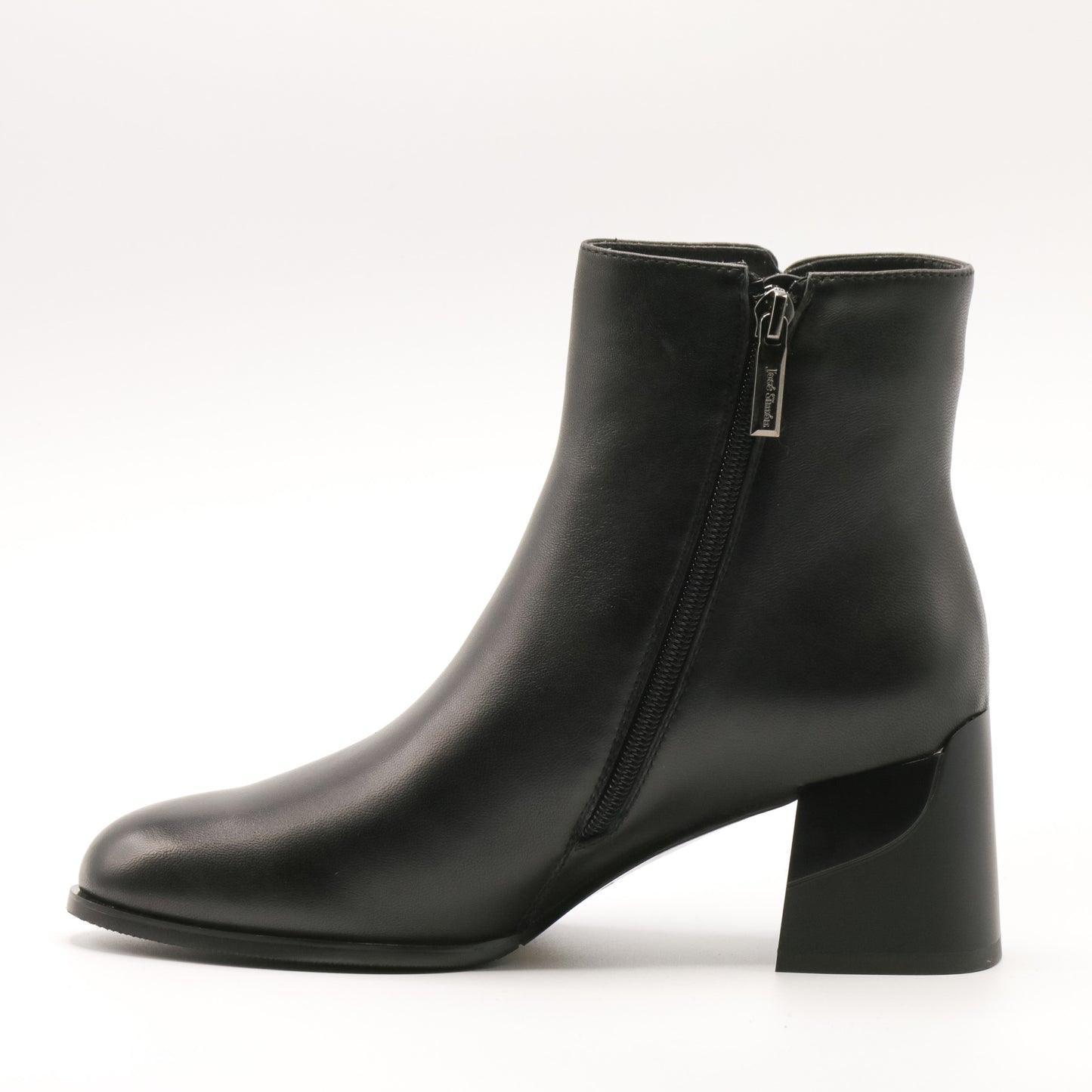 Botine dama cu toc din piele naturala LORA