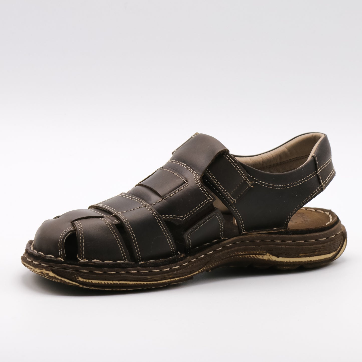 SANDALE BARBATI DIN PIELE NATURALA 809
