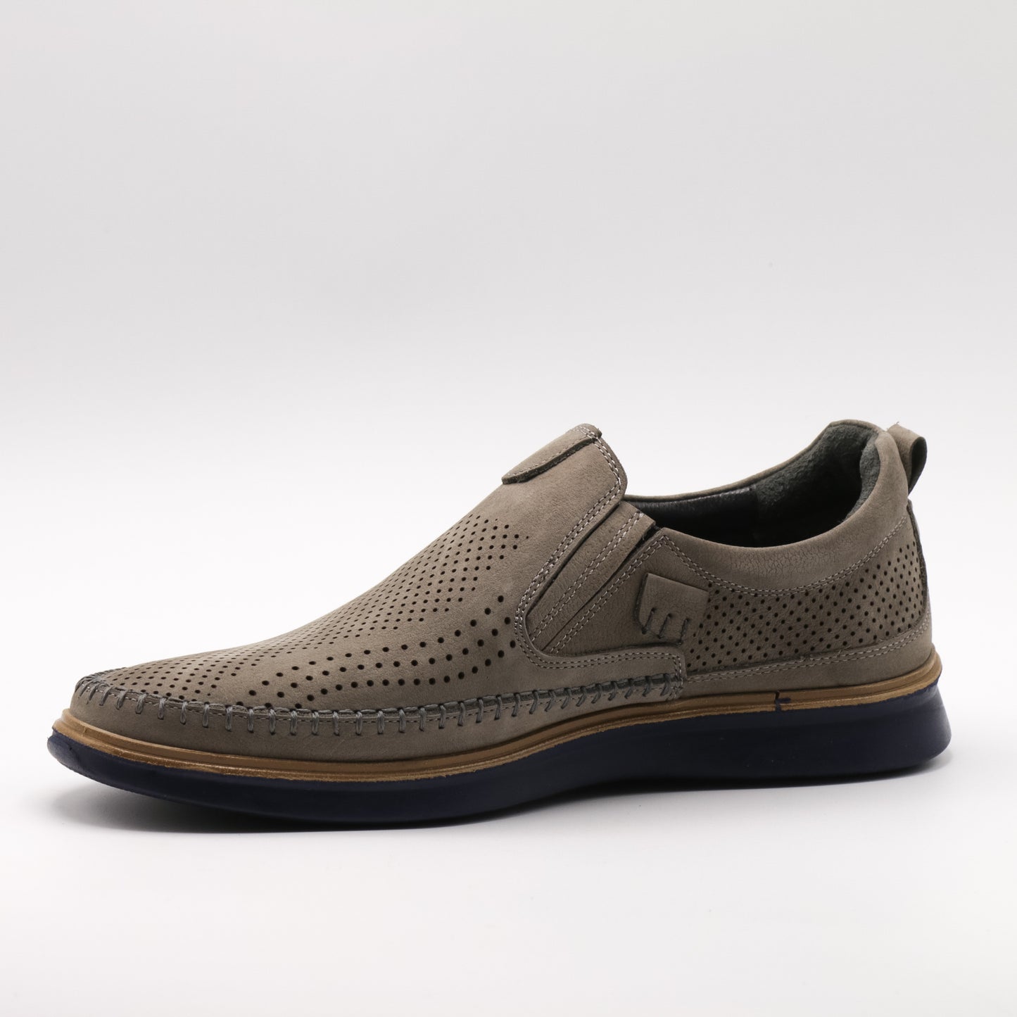 Pantofi casual bărbați din piele naturala perforată 808/65