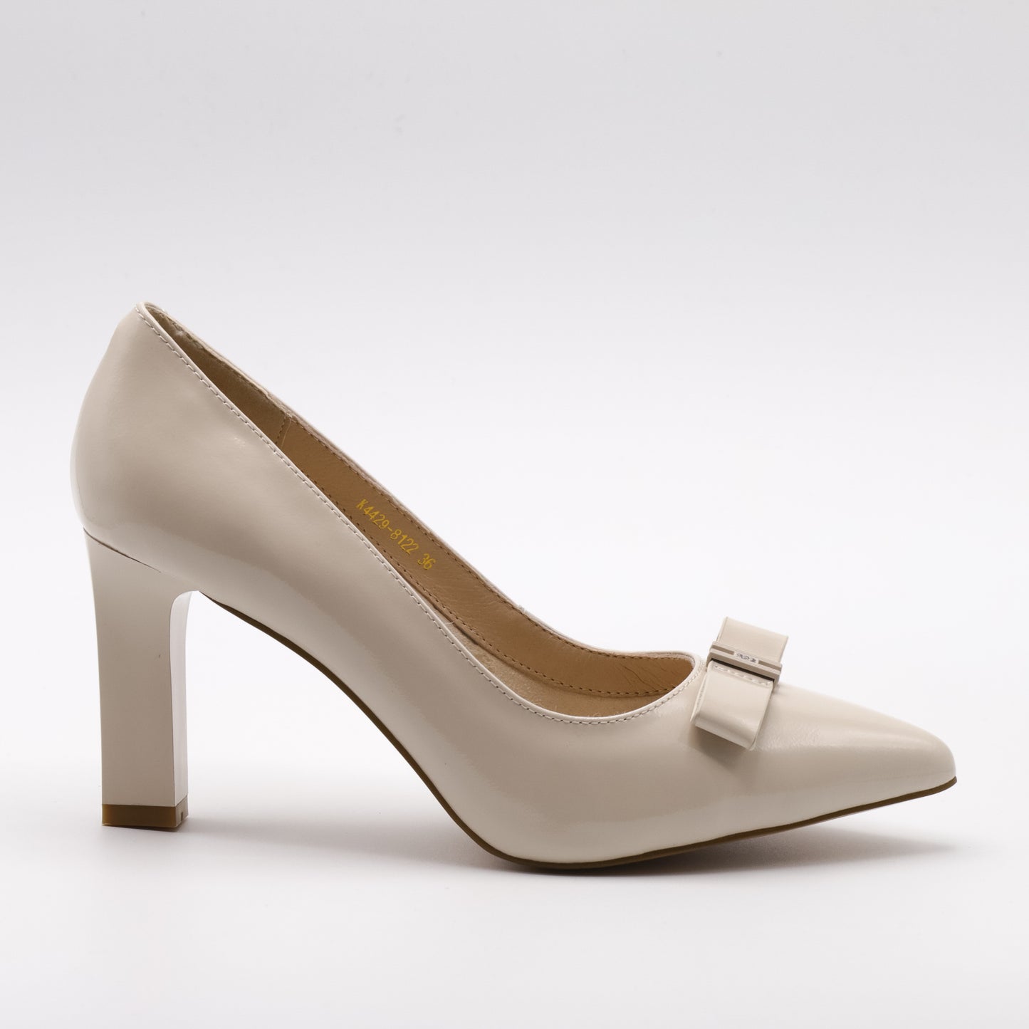 Pantofi cu toc damă din piele naturală 4429