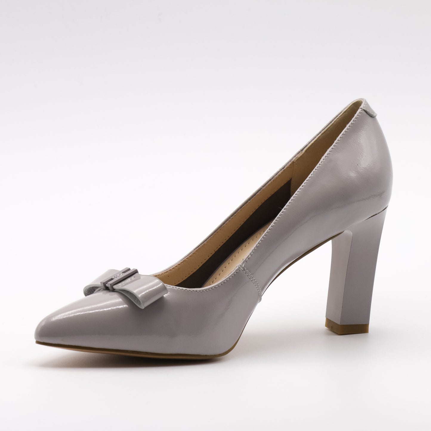 Pantofi cu toc damă din piele naturală 4429