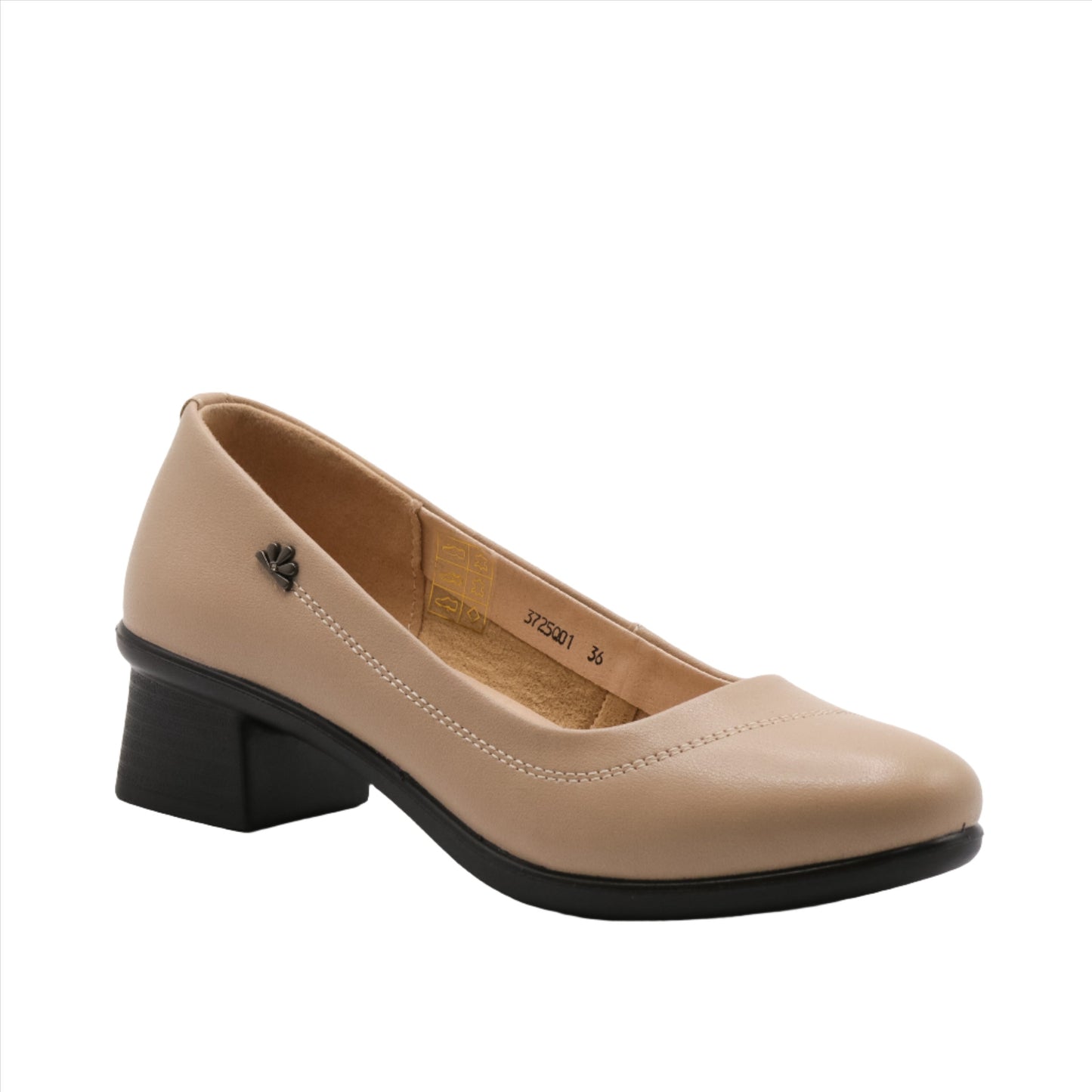 Pantofi cu toc damă din piele naturală 2725Q01