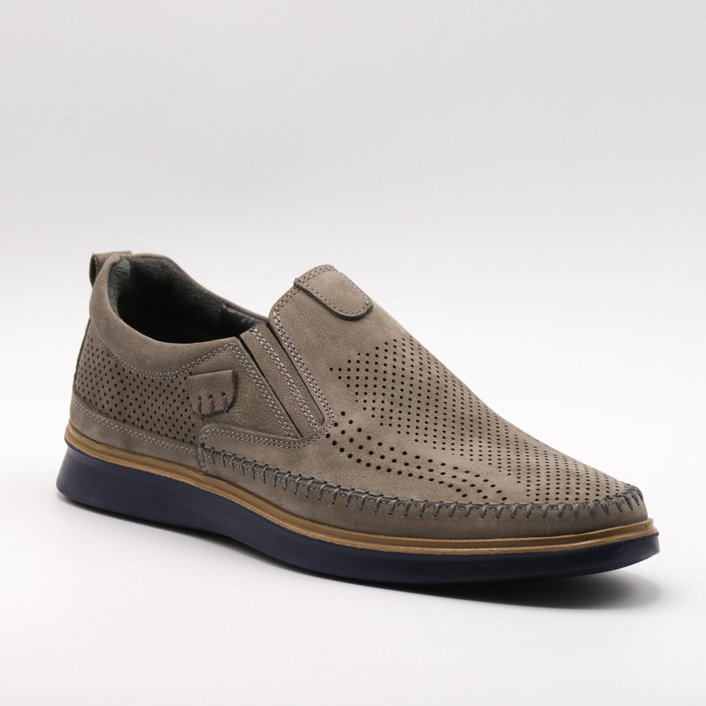 Pantofi casual bărbați din piele naturala perforată 808/65