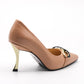 Pantofi stiletto damă din piele naturală H6240