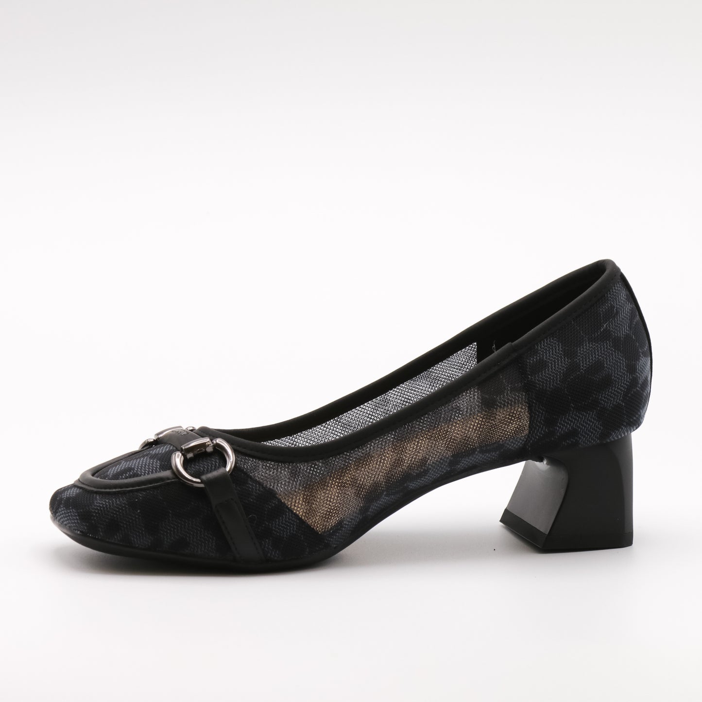 Pantofi cu toc damă din material textil 37311