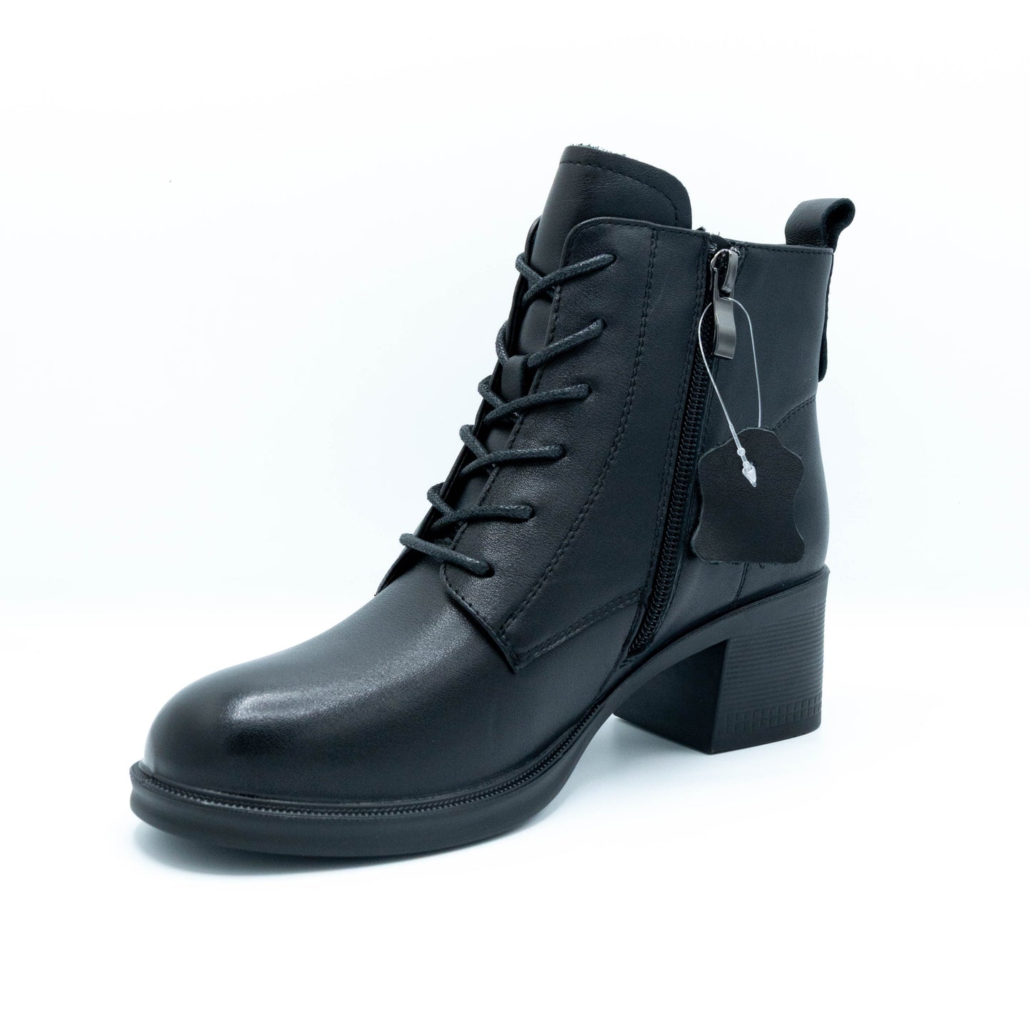 Botine dama din piele naturala- E33510