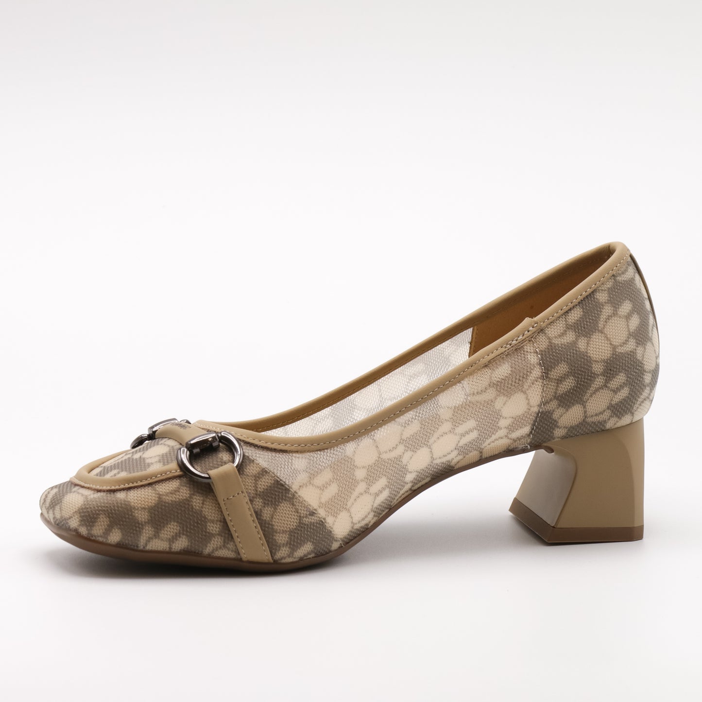 Pantofi cu toc damă din material textil 37311