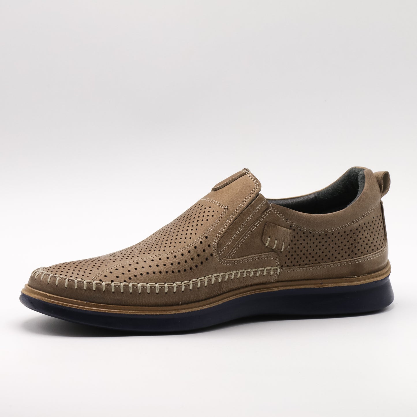 Pantofi casual bărbați din piele naturala perforată 808/65