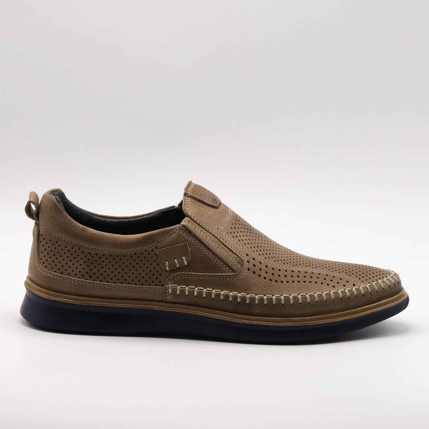 Pantofi casual bărbați din piele naturala perforată 808/65