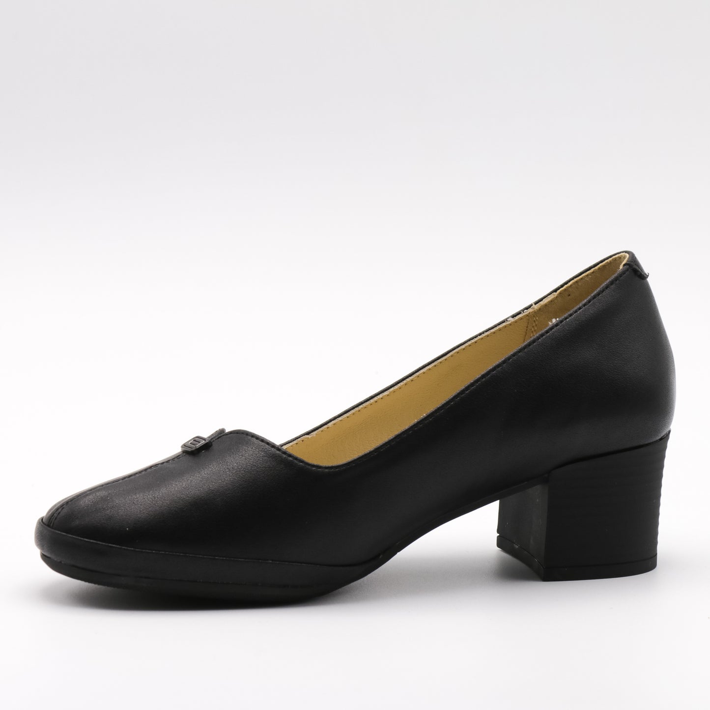 Pantofi cu toc damă din piele naturală/perforată 6583