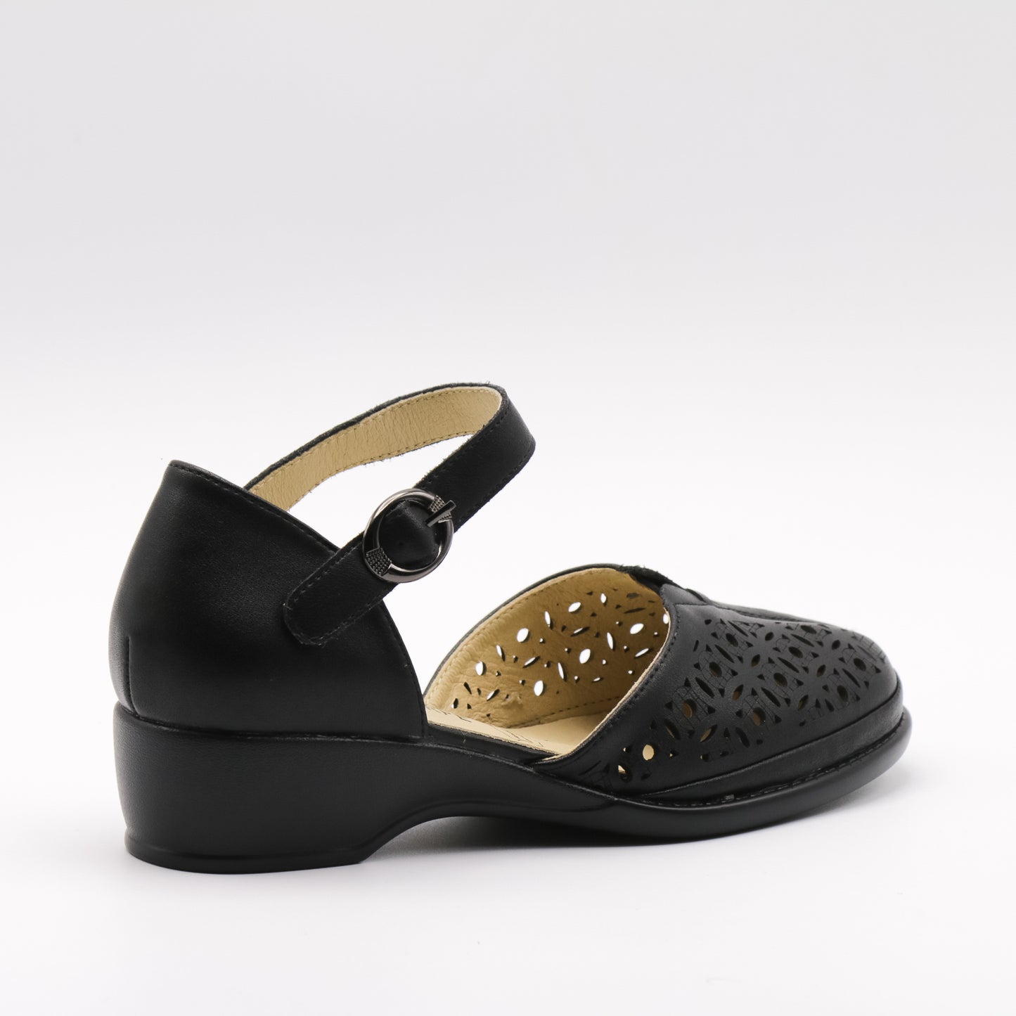 Sandale damă din piele naturala perforată 3781