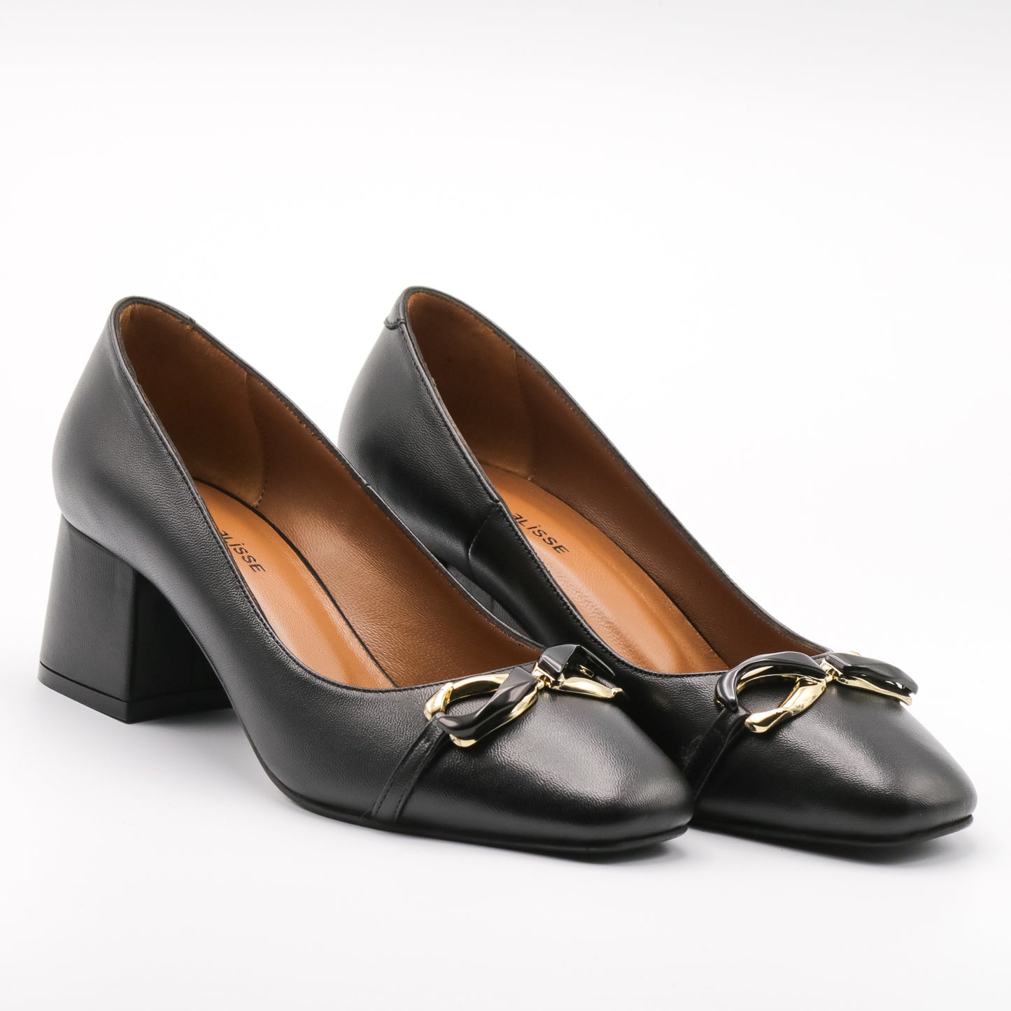 Pantofi cu toc damă din piele naturală H6349
