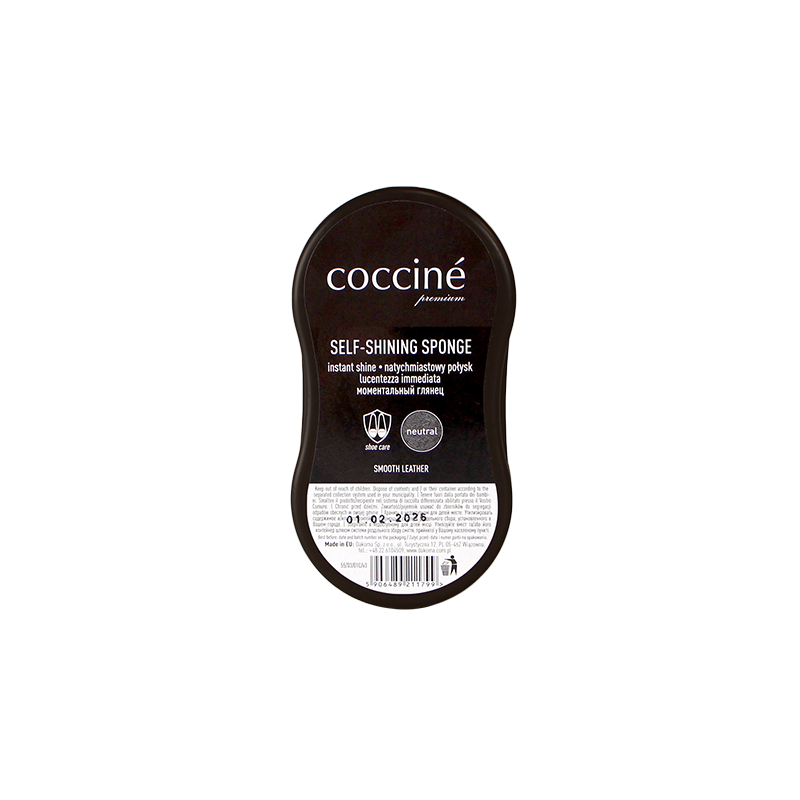 Burete pentru lustruire Negru - Coccine Self Shining Sponge