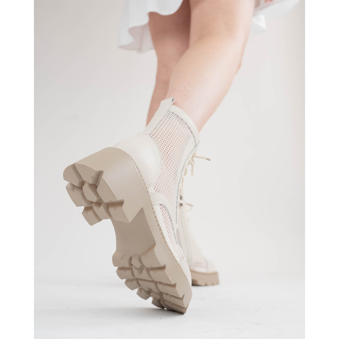 Ghete de vara din piele naturală și plasa 220