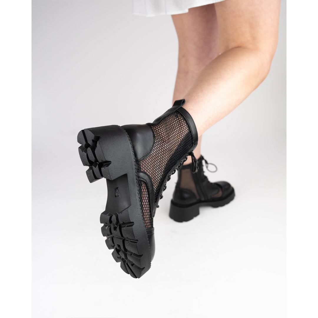 Ghete de vara din piele naturală și plasa 220