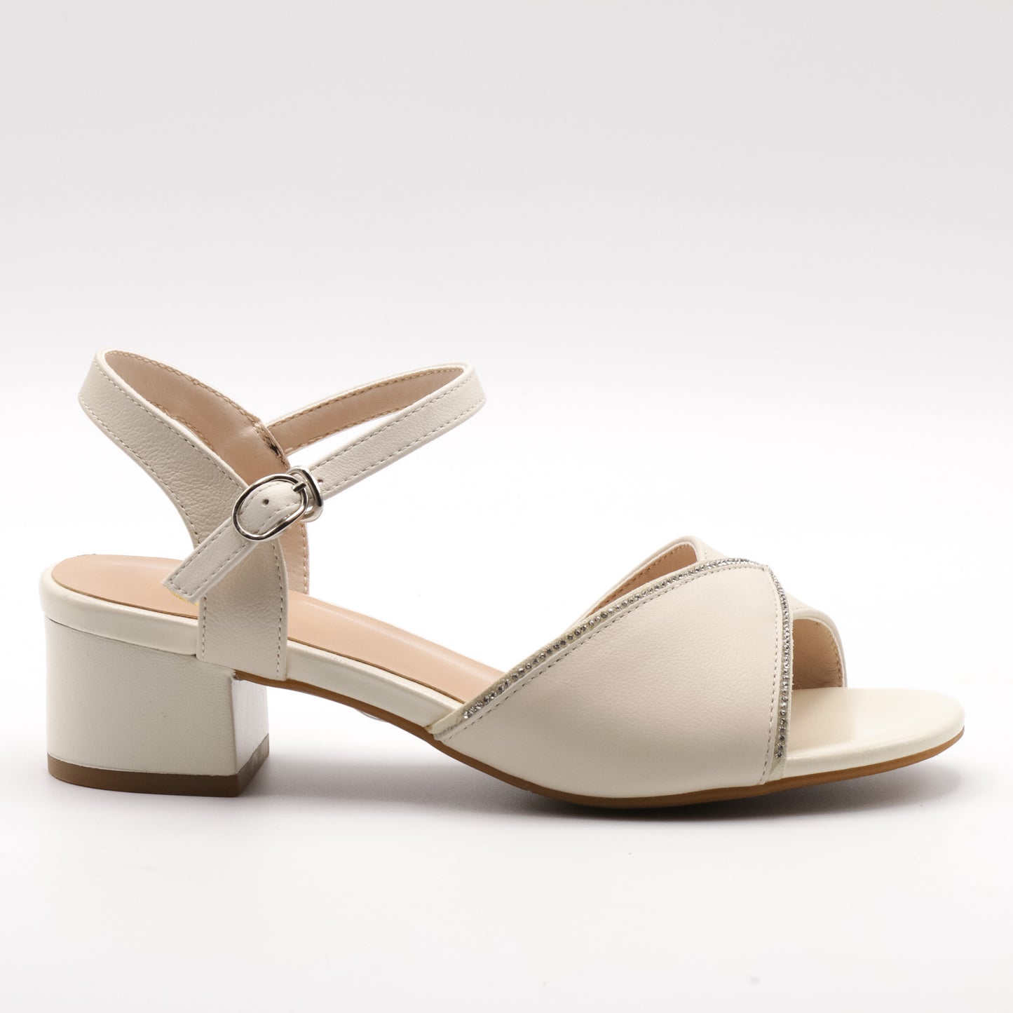 Sandale cu toc din piele naturala 22068