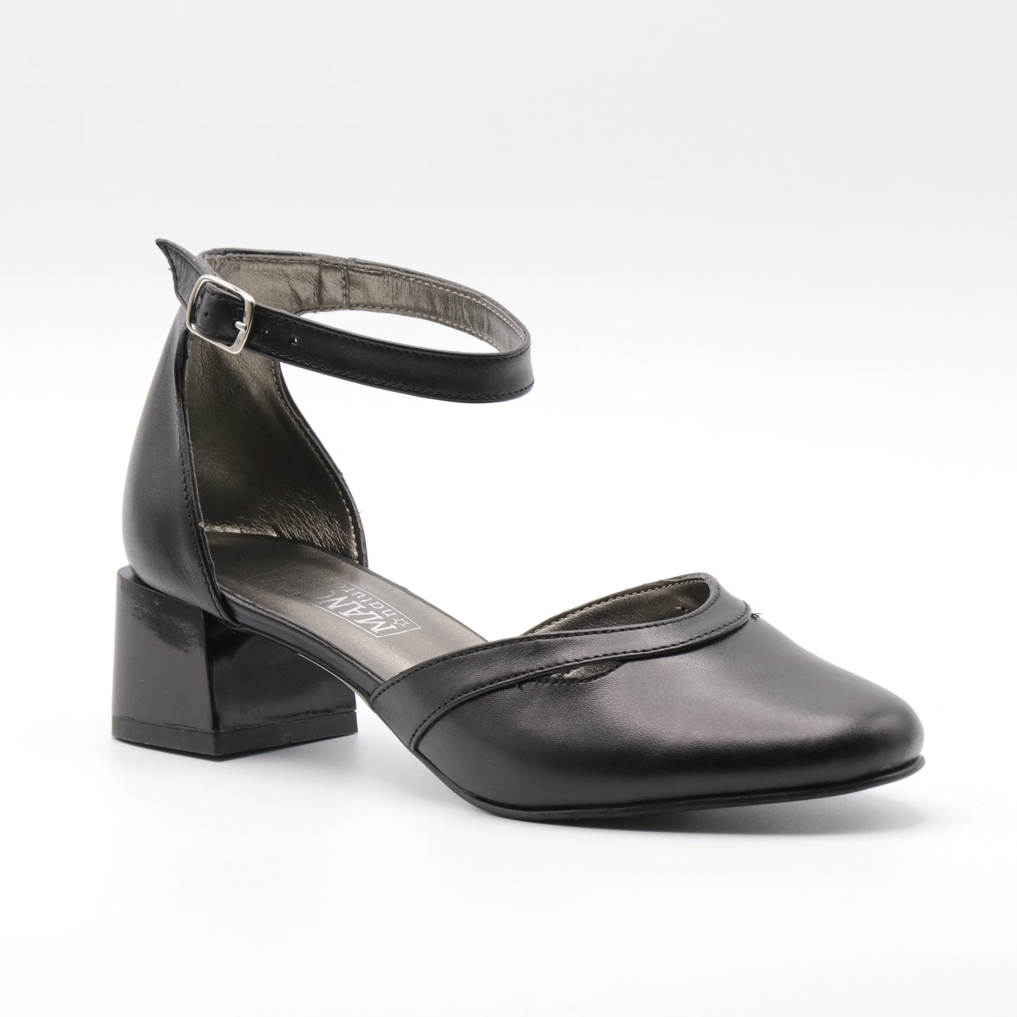 Pantofi dama cu toc din piele naturala 2956