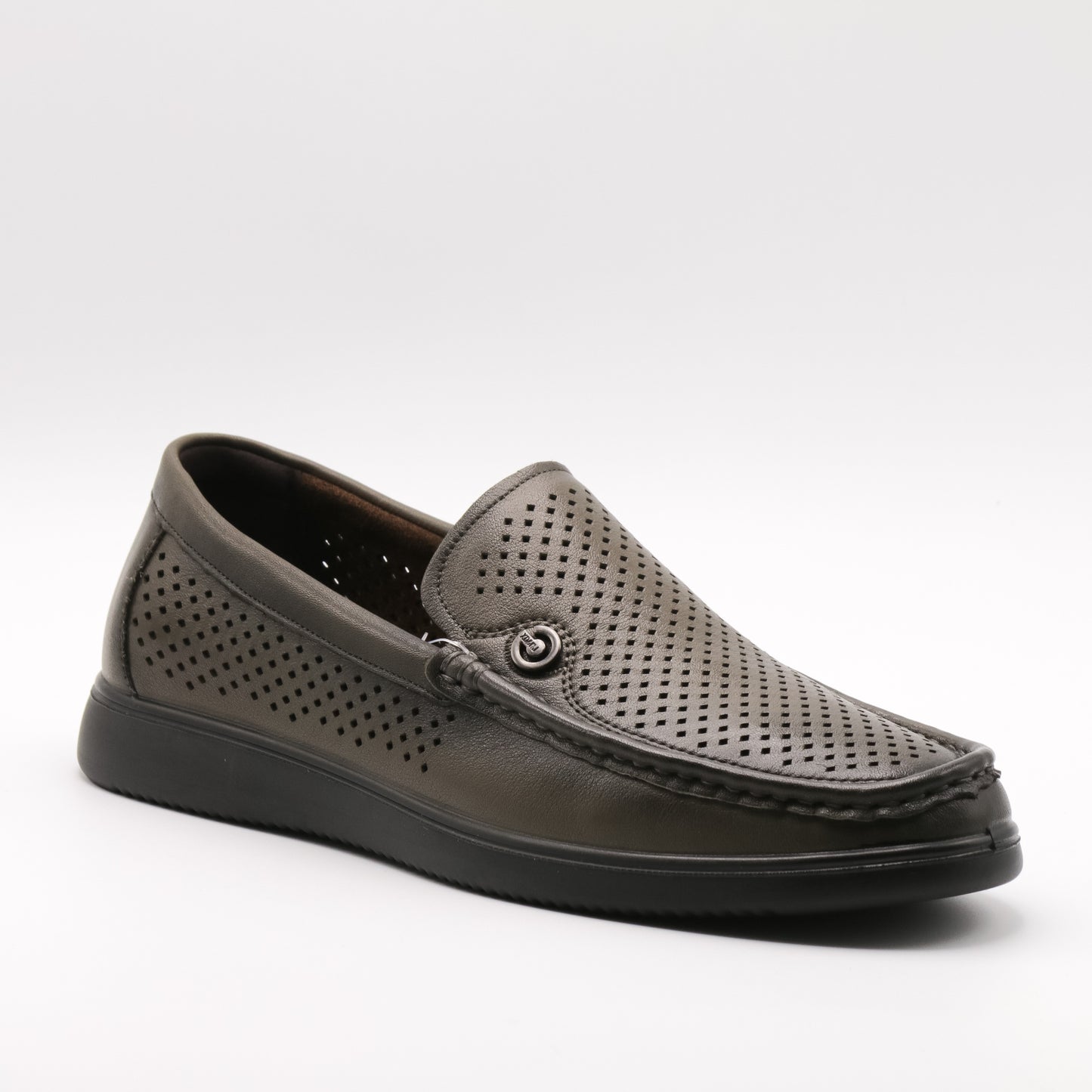 Pantofi casual bărbați din piele naturala perforată 891-L008