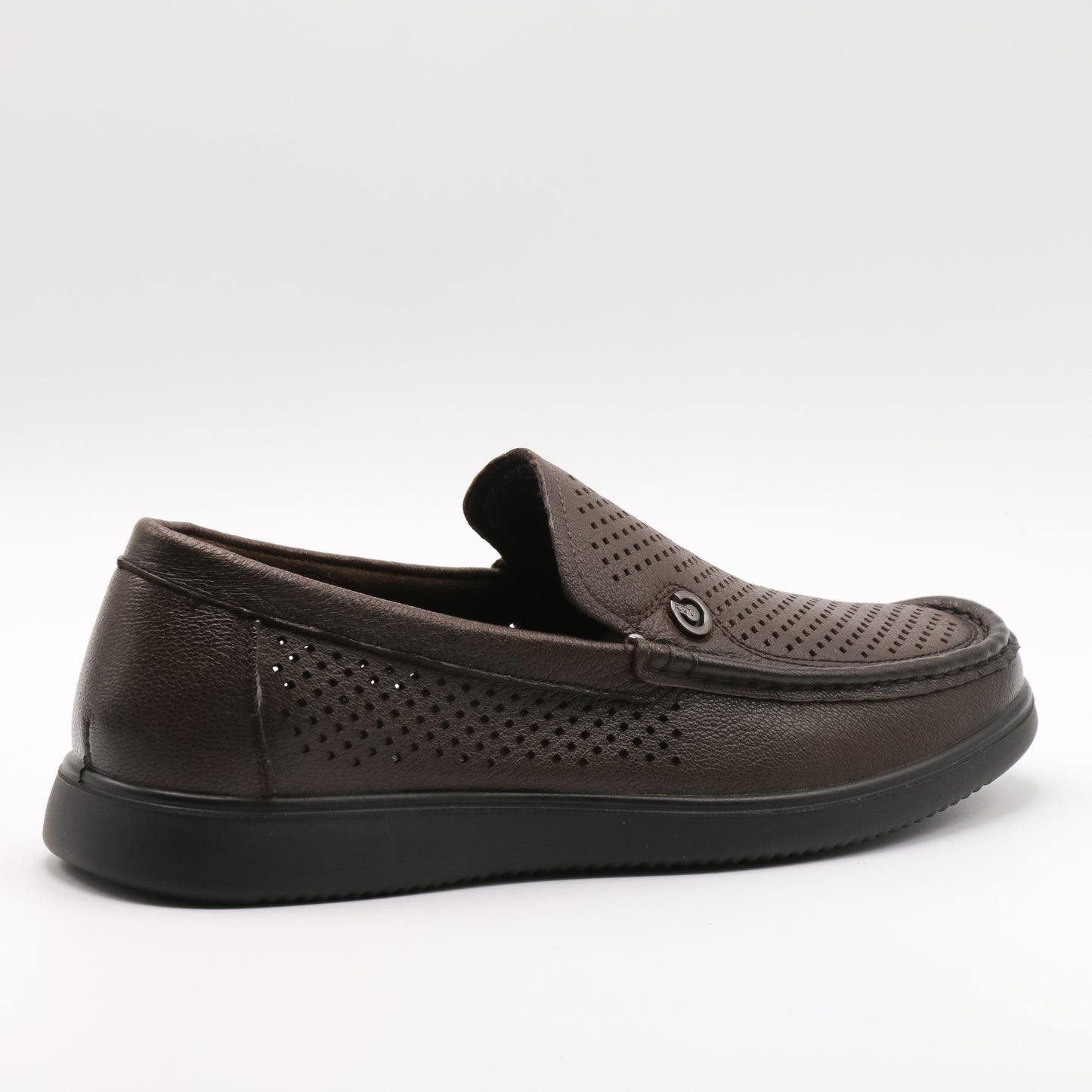 Pantofi casual bărbați din piele naturala perforată 891-L008