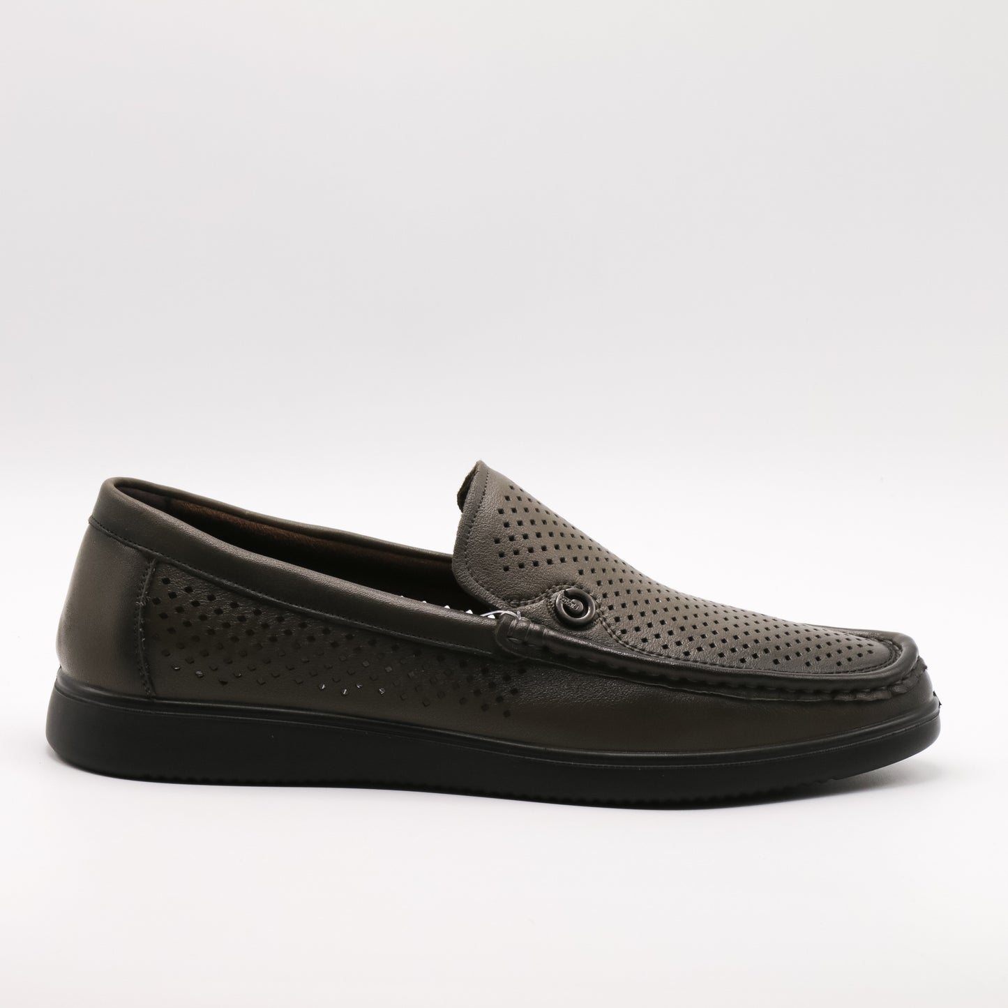 Pantofi casual bărbați din piele naturala perforată 891-L008