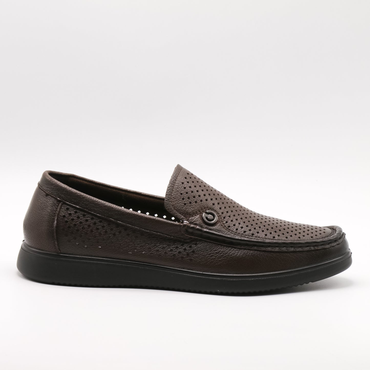 Pantofi casual bărbați din piele naturala perforată 891-L008