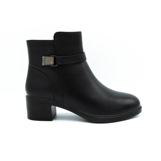 Botine dama din piele naturala- E3951