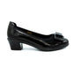 Pantofi dama din piele naturala lacuita- 5900