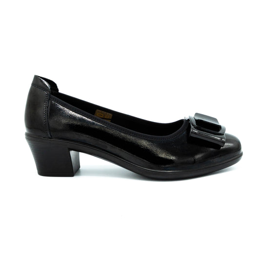 Pantofi dama din piele naturala lacuita- 5900