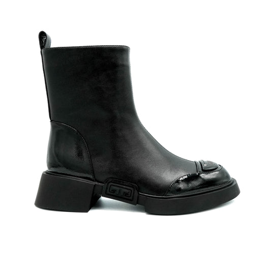 Botine dama din piele naturala- P1444-L4201-1