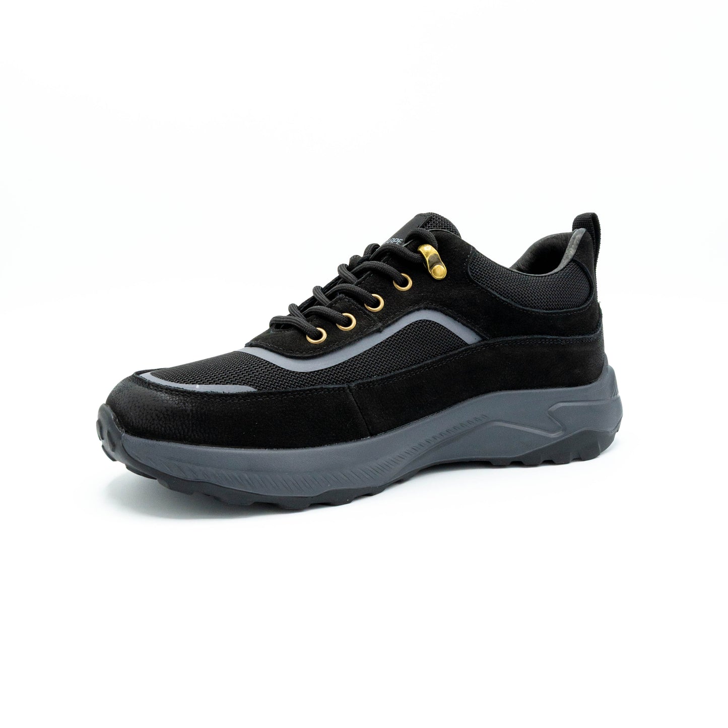 Sneakers de barbati din piele naturala si material textil-G8552-5