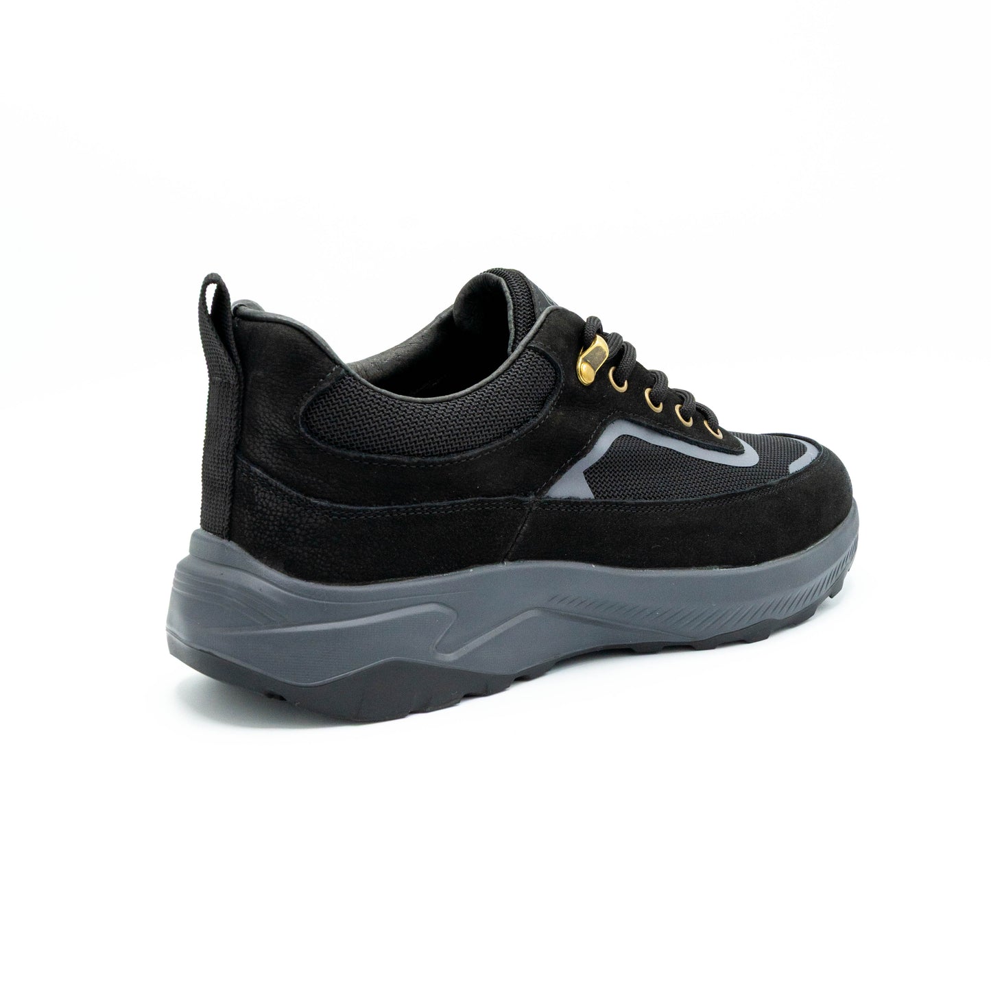 Sneakers de barbati din piele naturala si material textil-G8552-5