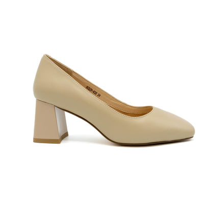 Pantofi cu toc din piele naturala- SGX25-033