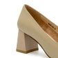 Pantofi cu toc din piele naturala- SGX25-033