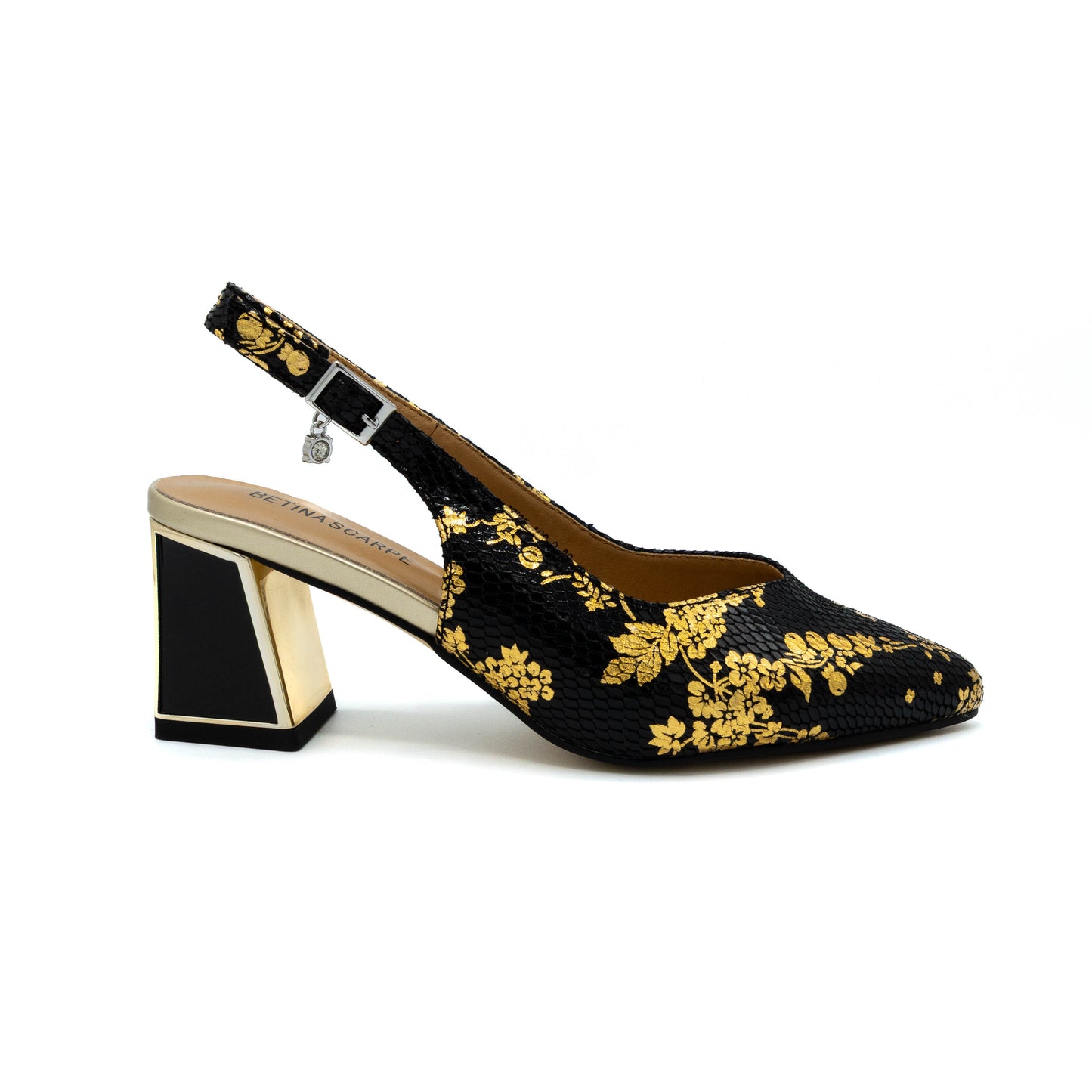 Pantofi dama cu toc din piele naturala  KY25-108-9