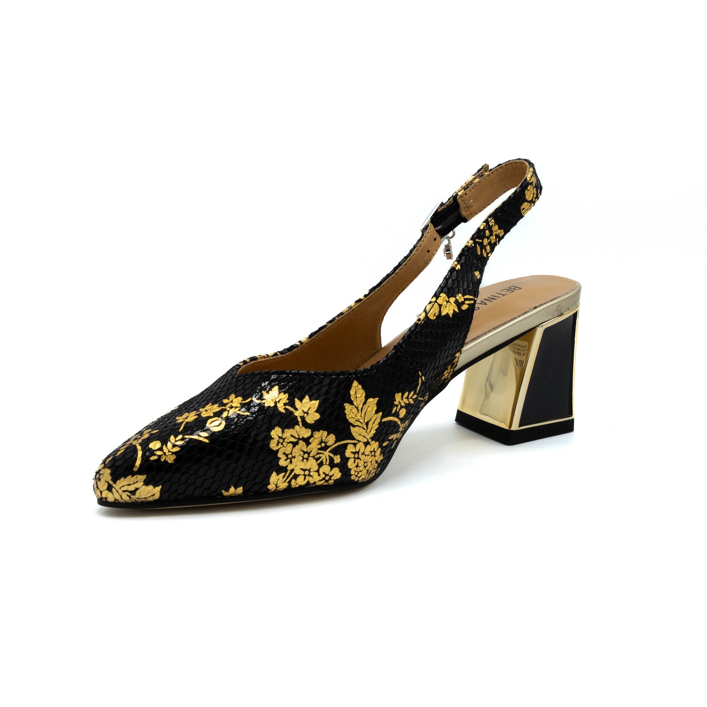 Pantofi dama cu toc din piele naturala  KY25-108-9