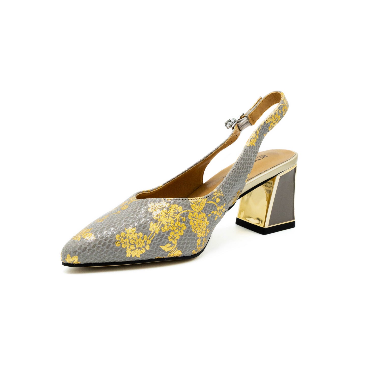 Pantofi dama cu toc din piele naturala  KY25-108-9