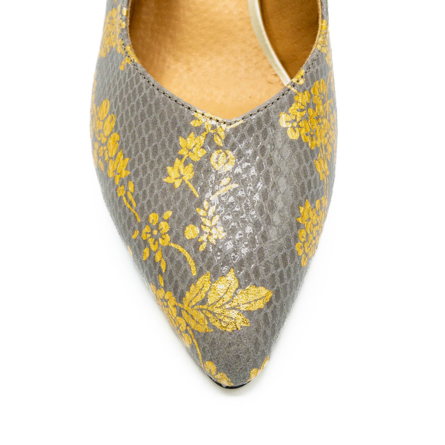 Pantofi dama cu toc din piele naturala  KY25-108-9