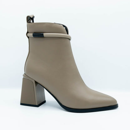 Botine dama din piele naturala- NINA