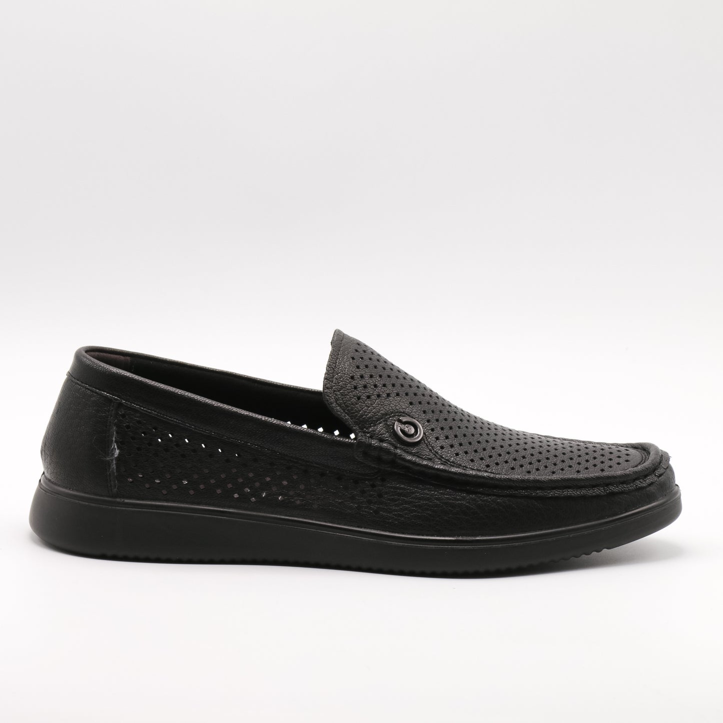 Pantofi casual bărbați din piele naturala perforată 891-L008