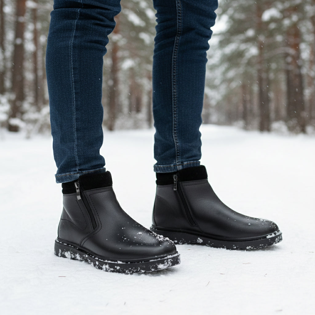 Ghete barbati din piele naturala  BD240136-21